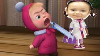 Лечим Машу Игры в Доктора Новые Серии Маша и Медведь Больничка Маша И Медведь