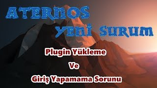 Aternos Yeni Sürüm Plugin Yükleme Ve Giriş Yapamama Sorunu