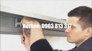 Lắp đặt cửa kính trượt tự động
