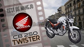 Test de manejo Honda CB twister 250