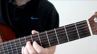 Как играть на гитаре песню Deep Purple - Smoke on the water, fingerstyle, уроки гитары