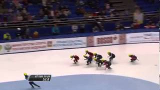 2013/2014 쇼트트랙 4차 월드컵(Kolomna) 여자 3000m계주(Realy)  결승