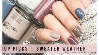 TOP PICKS | SWEATER WEATHER SHADES - CND Vinylux