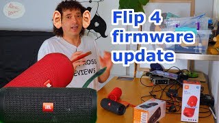 JBL flip 4 firmware update - 3.2  to 3.9 - sound test