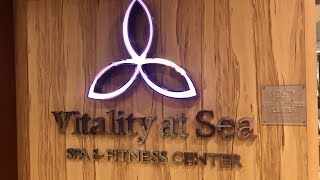 Day 4 Oasis of The Seas   Vitality Spa Tour   Sunrise  Breakfast Main Dining Room