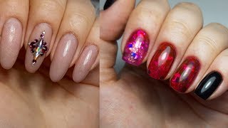 Дизайн ногтей витражным гель лаком/Аквариумный дизайн ногтей/Маникюр от и до.