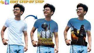 How to Put images PUBG on T - Shirts in PicsArt | Picsart Editing Tricks | PicsArt edit tutorials