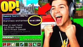 Admin gives me OP 1,000 SHARPNESS Diamond Sword in BEDWARS!