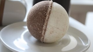 Шоколадная бомба для ванны. Chocolate bath bomb.