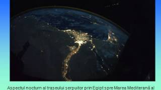 Imagini din cosmos realizate de catre un cosmonaut