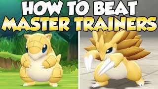 How To Beat Sandshrew & Sandslash Master Trainers Guide!