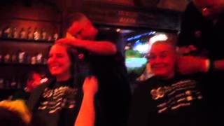 Cassidy and Casey head shave