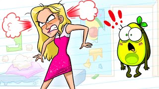 Barbie Makes a Mess in Vegetable House