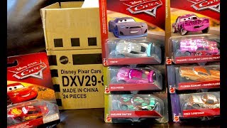 New Disney Cars 3 Toys 2018 Diecast Cars Case B Unboxing & GIVEAWAY - Rich Mixon Sheldon Shifter