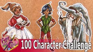 100 Chartacter Design Challenge Round 1