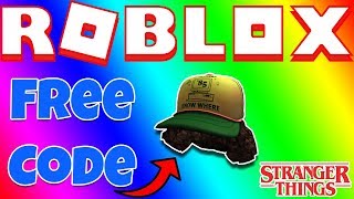 [ROBLOX PROMO CODE] ROBLOX STRANGER THINGS EVENT DAY 4 DUSTINS CAP PROMO CODE