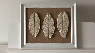Casting Leaves/Gypsum Leaves/Autumn Home Decor/Tutorial/Осенний Домашний Декор/Листья/Гипс