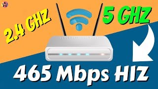 Dual Band Modem & Router 2.4 GHz ve 5 GHz Hız Testi. 465 Mbps Hız!