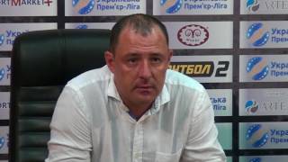 Післяматчева прес-конференція Романа Монарьова та Василя Сачко