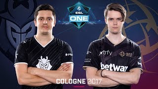 CS:GO - G2 vs. NiP [Cache] - Swiss Round 2 - ESL One Cologne 2017