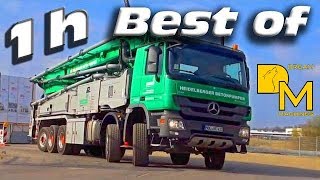 BEST OF CONSTRUCTION SITE ★ CONCRETE PUMPS ULTIMATE COLLECTION 1 HOUR DOCUMENTARY COMPILATION