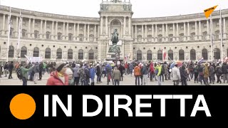 #Vienna: scettici del covid in piazza