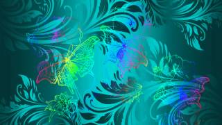 Фон для видеомонтажа Абстракция Бабочки HD Video Background