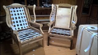 Кресло своими руками (каркас кресла часть 1) \ DIY frame armchair