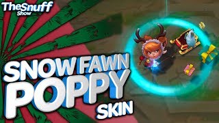 Снежный Олененок Поппи Обзор Скина - Snow Fawn Poppy Skin Review - League Of Legends