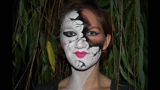 And so it begins; our journey into body painting; or, a face and some paint. Titles are hard.