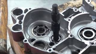 2 Stroke Engine Disassembly   Blind Bearing Removal   11 03 14