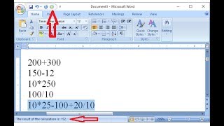 How to Use MS Word Built-In Calculator (Easily do Calculation in Word)