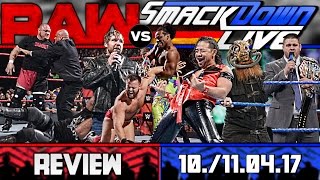 WWE RAW vs. SmackDown Review - SHAKEUP - 10./11.04.17 (Deutsch/German)