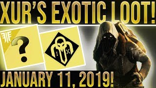 Destiny 2 Forsaken. Xur Location & Exotic Loot January 11, 2019. Where is Xur 1-11–2019?