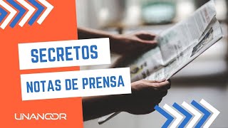 Cómo hacer notas de prensa en 2019. ¡5 Secretos!