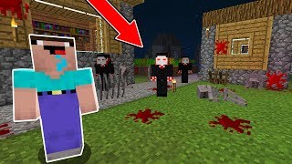 НУБ НАШЕЛ ДЕРЕВНЮ ВАМПИРОВ В МАЙНКРАФТ! НУБИК MINECRAFT ВАМПИР ТРОЛЛИНГ Мультик для детей