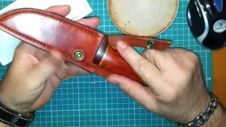 Обработка кожи воском.