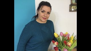 Вяжем свитер . Реглан погон . Часть 2
