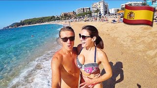 ИСПАНИЯ. БЕССТЫДНИЦЫ НА ПЛЯЖЕ! КАК ЗАГОРАЮТ ЕВРОПЕЙКИ? ЛЬОРЕТ-ДЕ-МАР пляж ФЕНЕЛС. КОСТА-БРАВА / VLOG
