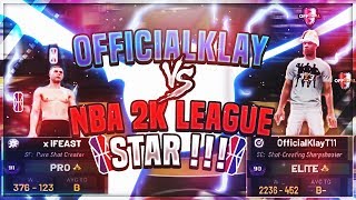 NBA 2K League Star VS OfficialKlay Shot Creating Sharpshooter In Park