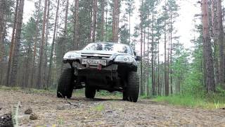 Шевроле нива 32" - работа лифтованной подвески.