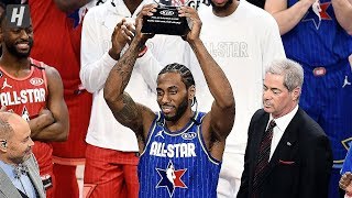 Kawhi Leonard Wins Kobe Bryant MVP Award - 2020 NBA All-Star Game