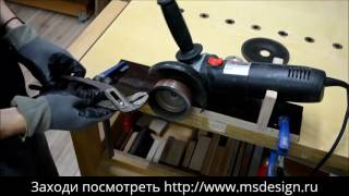 msdesign.ru | Как сделать заточной станок из УШМ болгарки просто