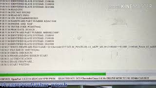 Chevrolet Cruze ЭБУ Delphi MT80.1 прошивка Алексфлешером без ключа. ECU Flasher no USB key отлом.