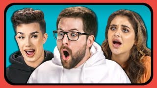 YouTubers React To Top 15 YouTube Channels Over Time