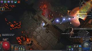 Path of Exile - BLOODLINES league Hardcore Tora Mission Vaal Molten Shell RIP