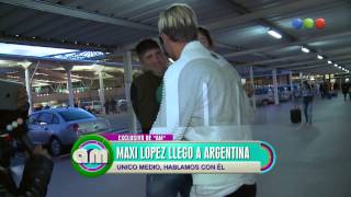 Amenazas De Maxi López, Llega A La Argentina - AM