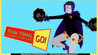 Raven (Teen Titans) - Animated Pregnancy Pin-up (Good Ending)