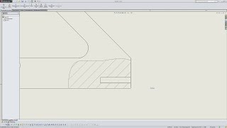 Solidworks. Урок 9.6. Вырыв детали (местный разрез) - создание чертежа