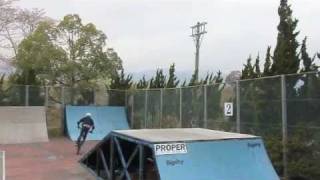 barrel roll bar spin: flip whip  BMX 2011